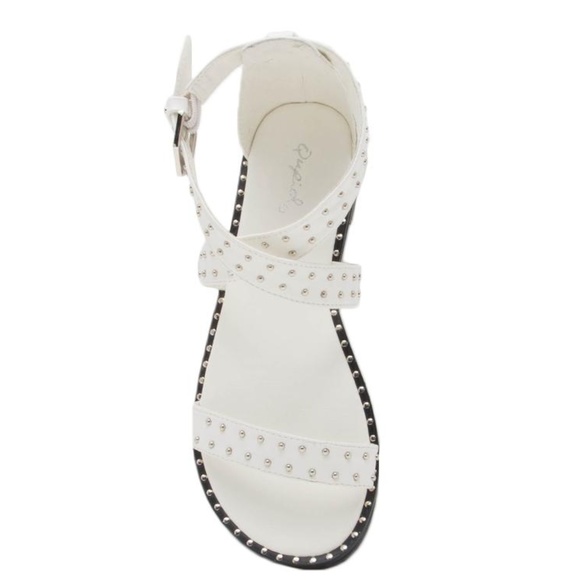 Studded White Sandals - Picture 2 of 3